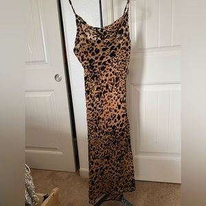 Cheetah print dress, small